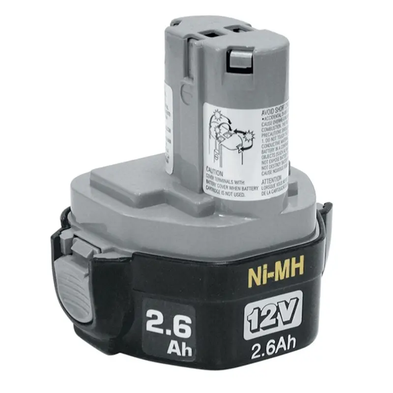 12V Ni-MH 2.6Ah Battery, Pod Style1.5 / each