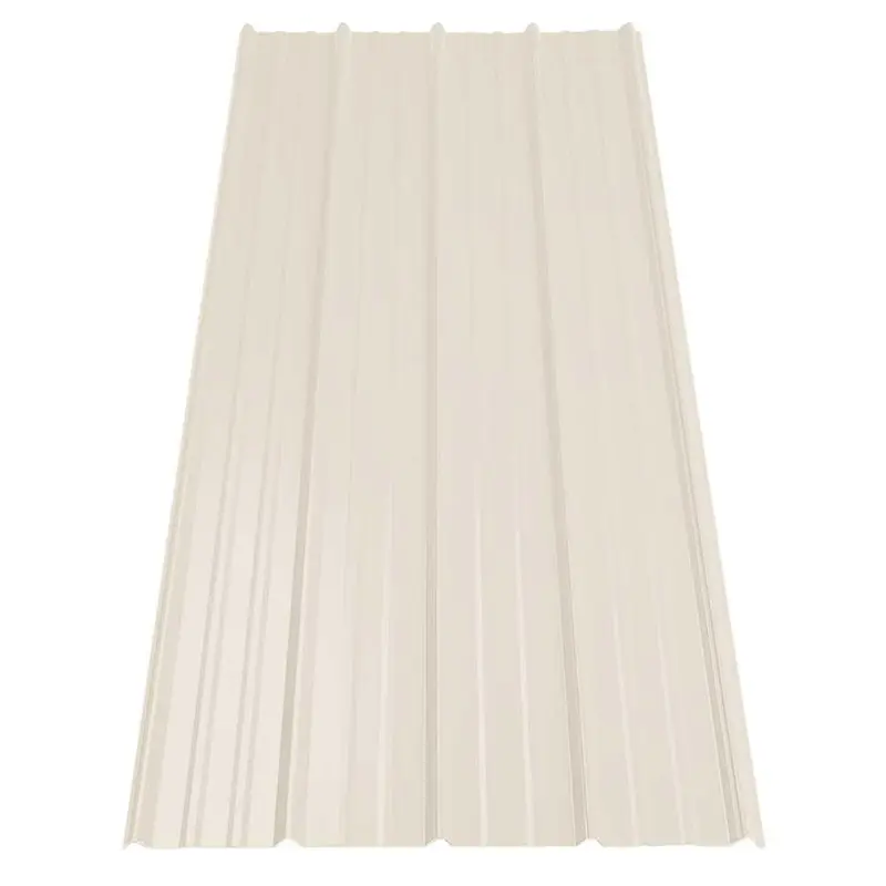 14 ft. SM-Rib Galvalume Steel 29-Gauge Roof/Siding Panel in White31.222 / piece