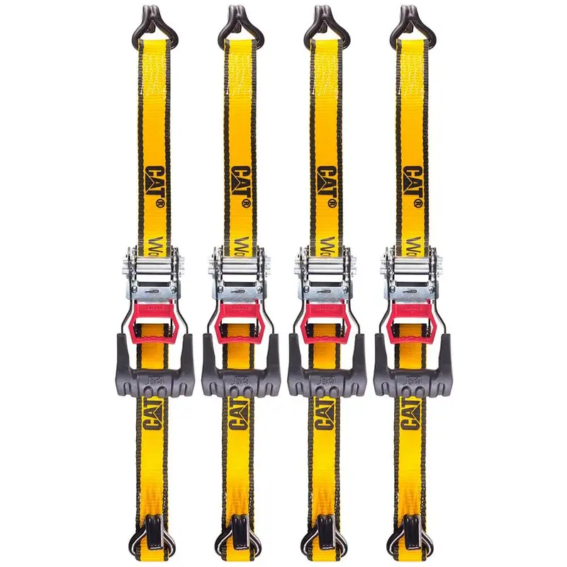 16 ft. x 1-1/4 in. Heavy-Duty Ratcheting 1000 lbs. Tie-Down Straps (4-Piece)