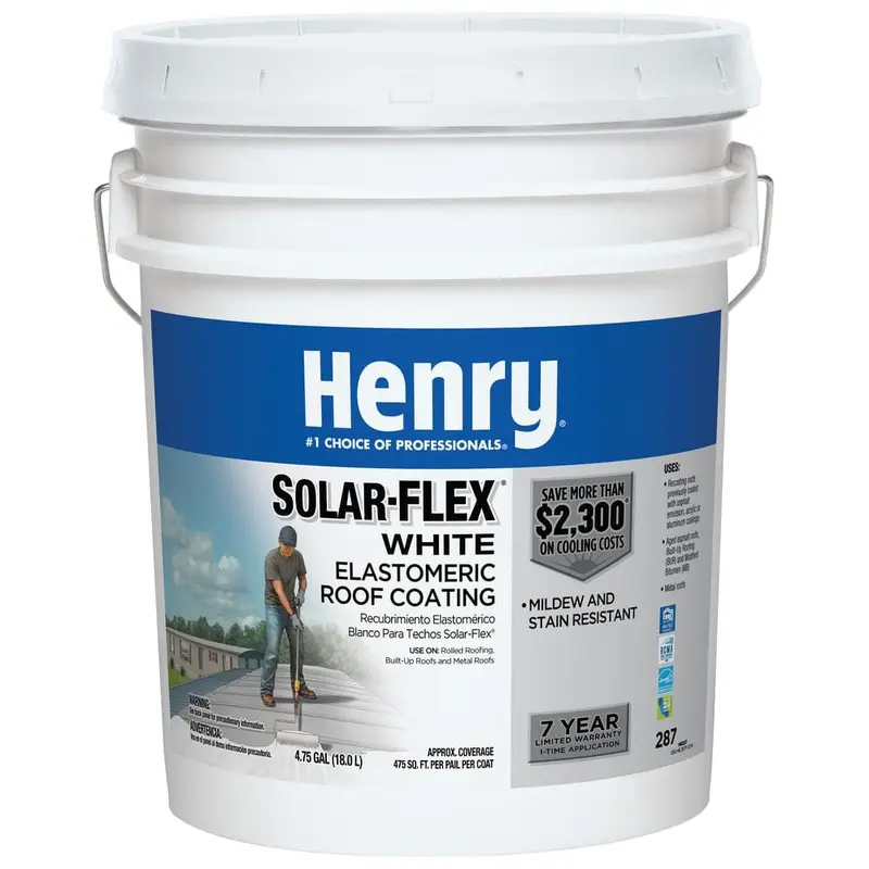 287Solar-Flex White AcrylicReflective Elastomeric Roof Coating (16-Piece)57 / 4.75
