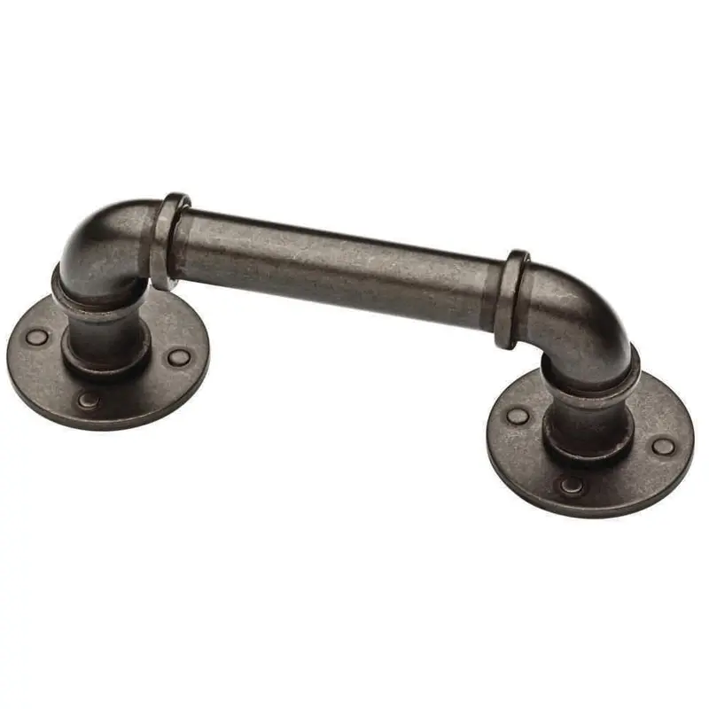 3 in. (76 mm) Warm Chestnut Industrial Cabinet Pull3 in. / Soft Iron / 0.23