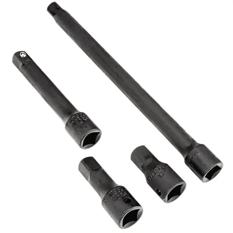 4 Pc 1/2 in. Drive Impact Socket Extension Set