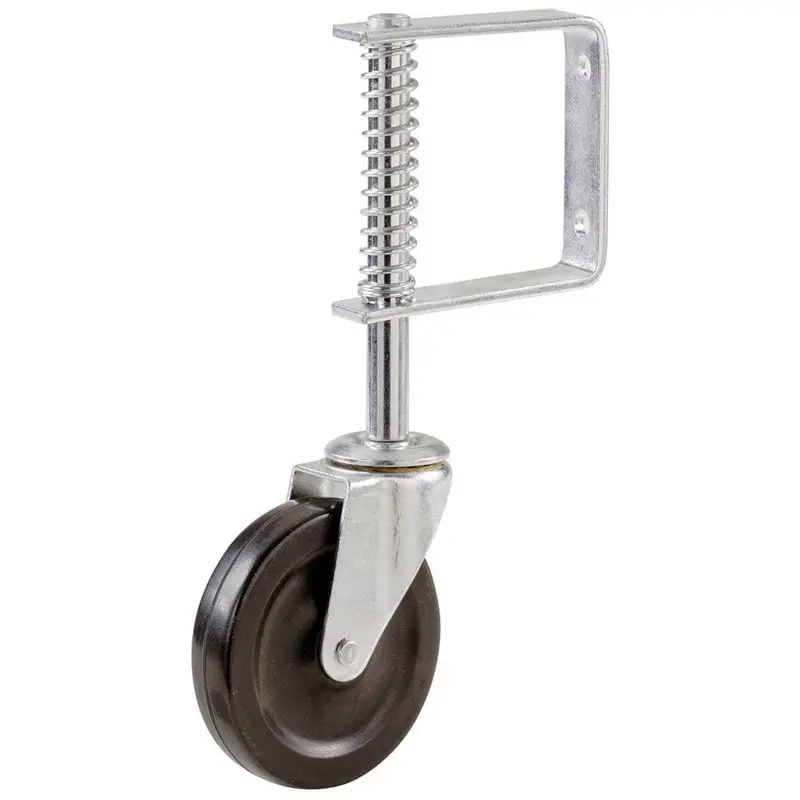 4 in. Gate Caster with Adjustable Spring Bracket and 125 lb. Load Rating2.01 / each
