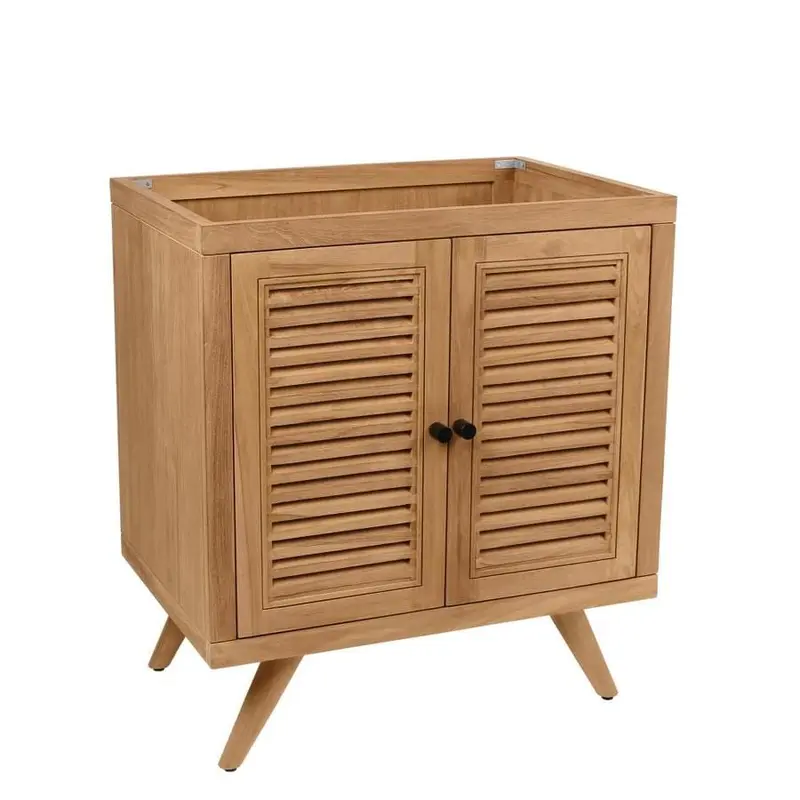 Avanity Harper 30-in Natural Teak Bathroom Vanity Cabinet