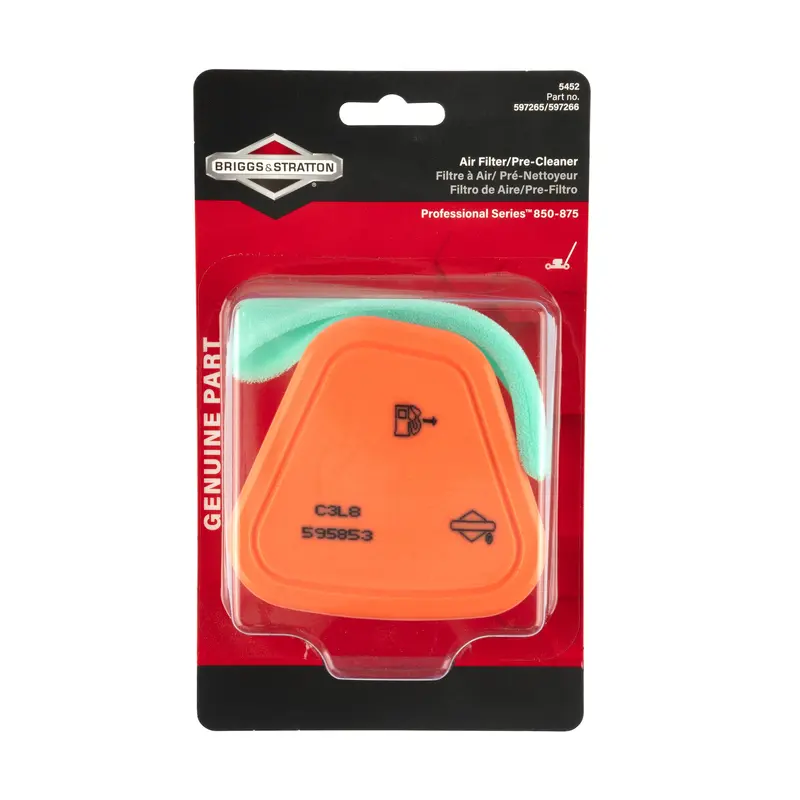 Briggs and Stratton 5452K Air Filter with Pre Cleaner