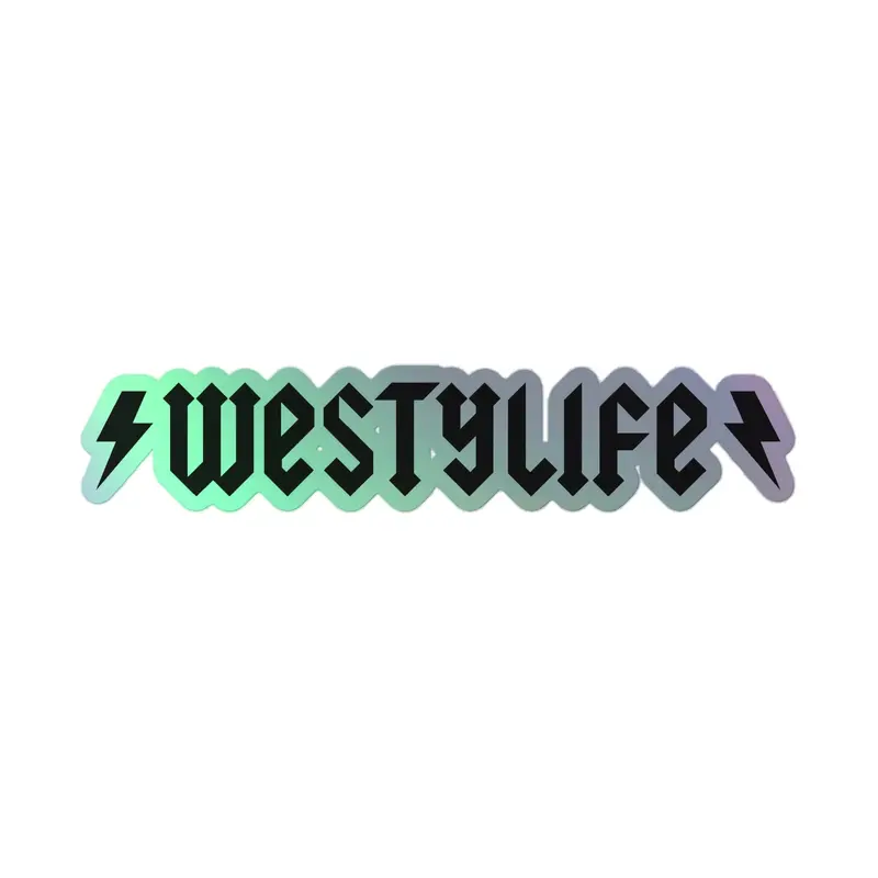 AC/DC Westylife Holographic Sticker33