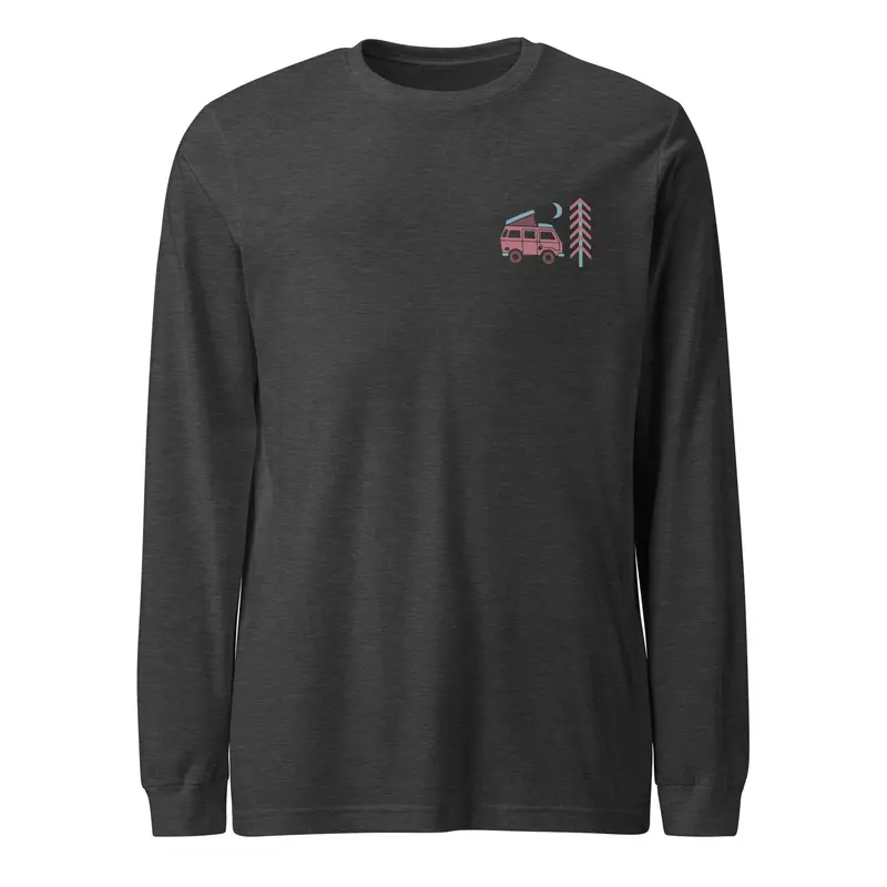 Go Outside Long Sleeve T-ShirtDark Gray (Heather) / XS