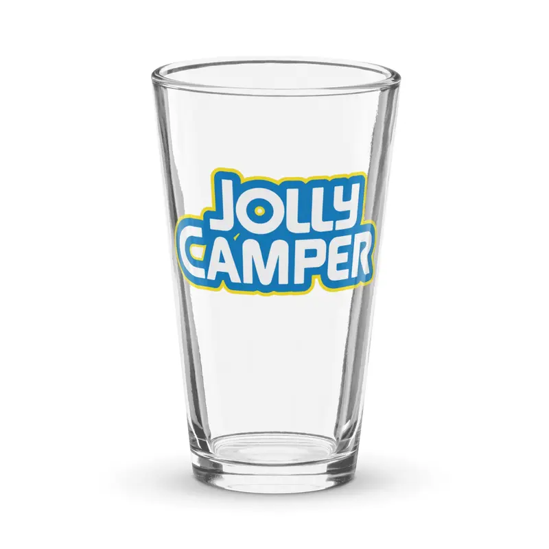 Jolly Camper Shaker Pint Glass