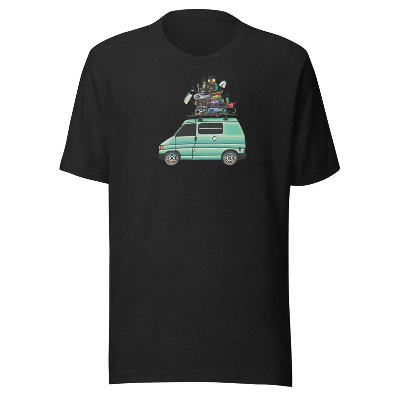 RAD Eurovan T-ShirtBlack (Heather) / XS