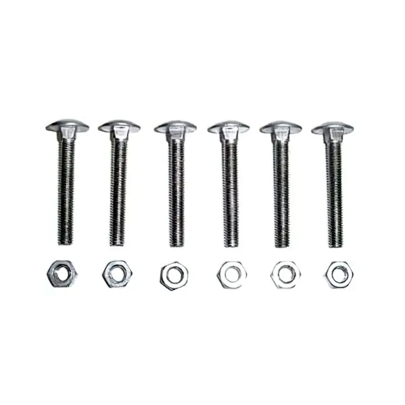 Pop-Top to Rear Hinges Carriage Bolt Set [Late Bus]
