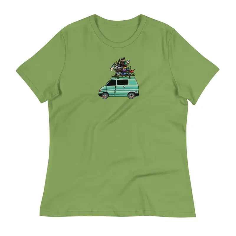RAD Eurovan Women's Relaxed Fit T-ShirtNavy Blue / S