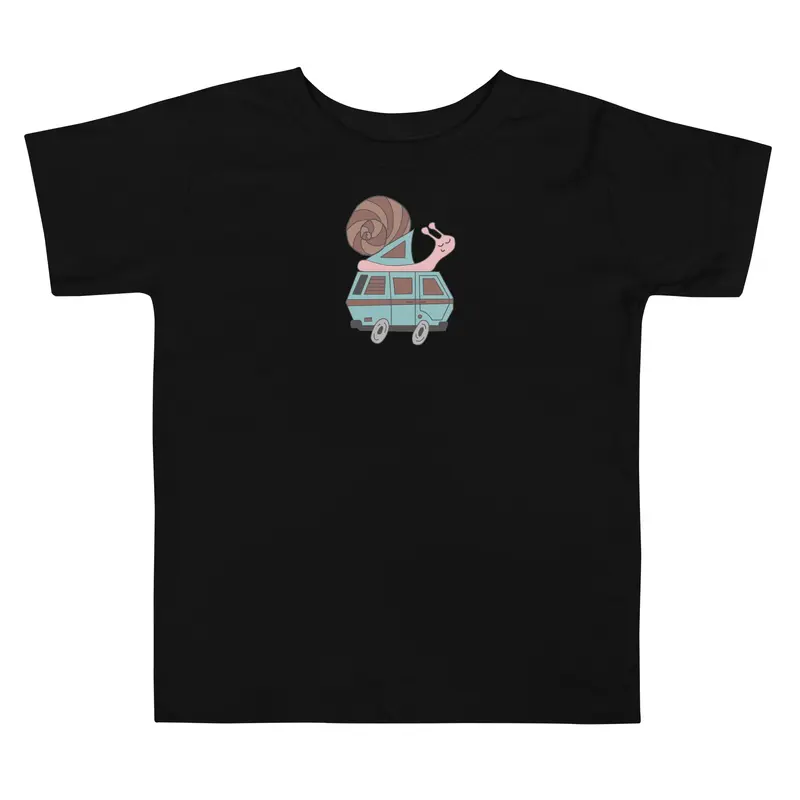 Sally Snail Toddler T-ShirtBlack / 2T