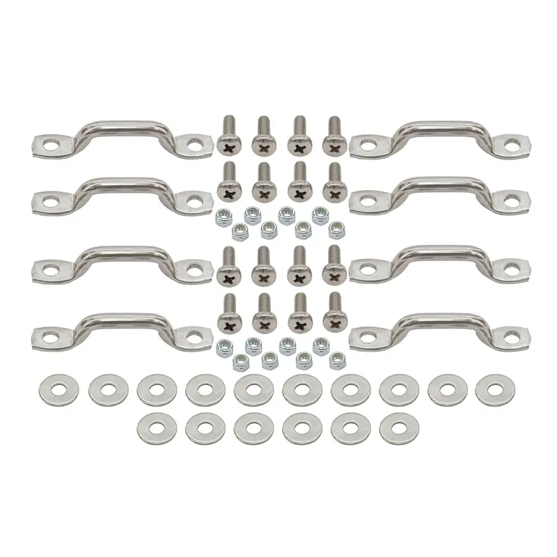 Stainless Steel Luggage Rack Cleat (Pack of 8)