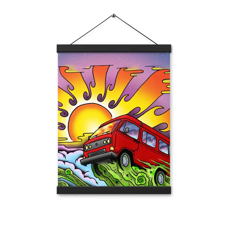 Van & Sun Hanging Wall Poster1216