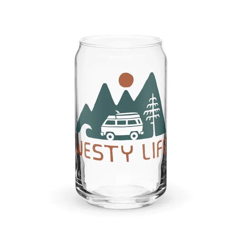 Westy Life Pint Glass16 oz