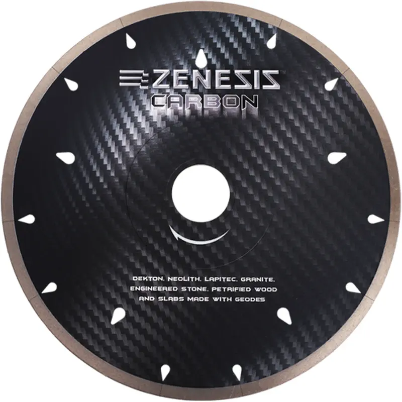 Zenesis - Carbon 14" Bridge Saw Blade - 10mm Segment - 50/60 Arbor