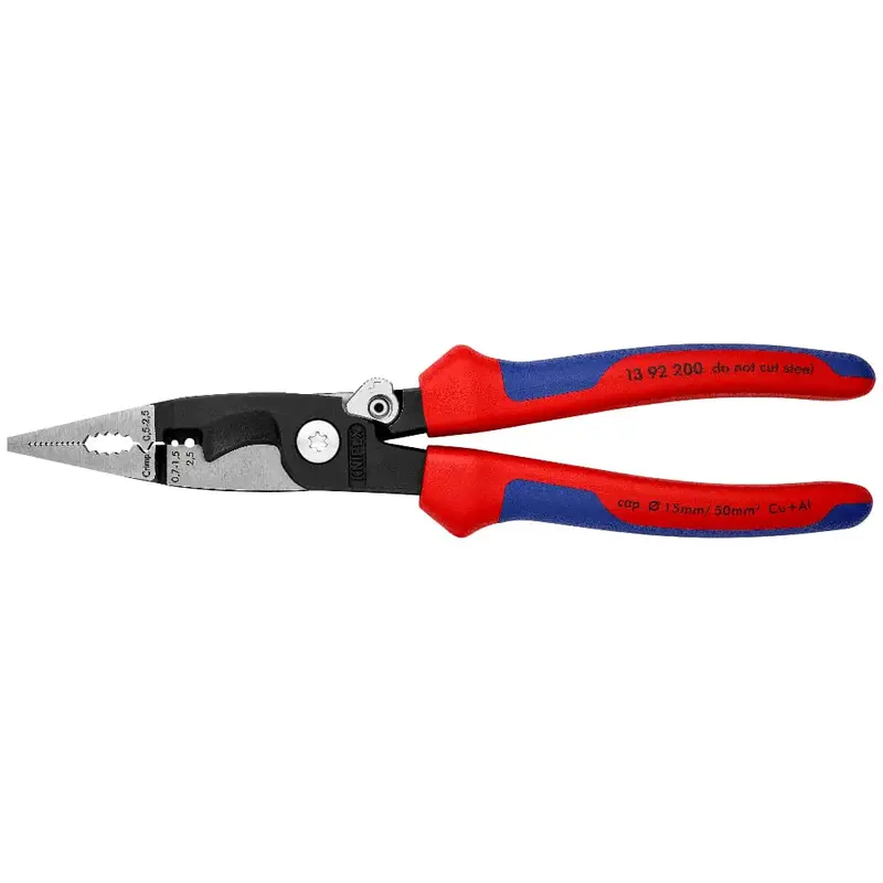 Knipex Pliers for Electrical Installation 200mm | 13 92 200