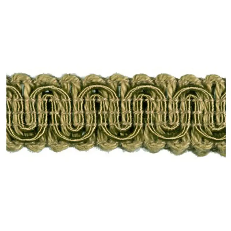 Rayon Scroll Gimp - E02 Seal Brown 36 Yards