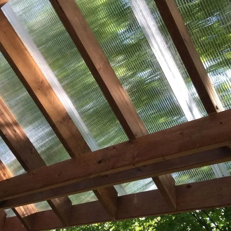 24 in. x 96 in. Polycarbonate Clear Multiwall Roof Panel
