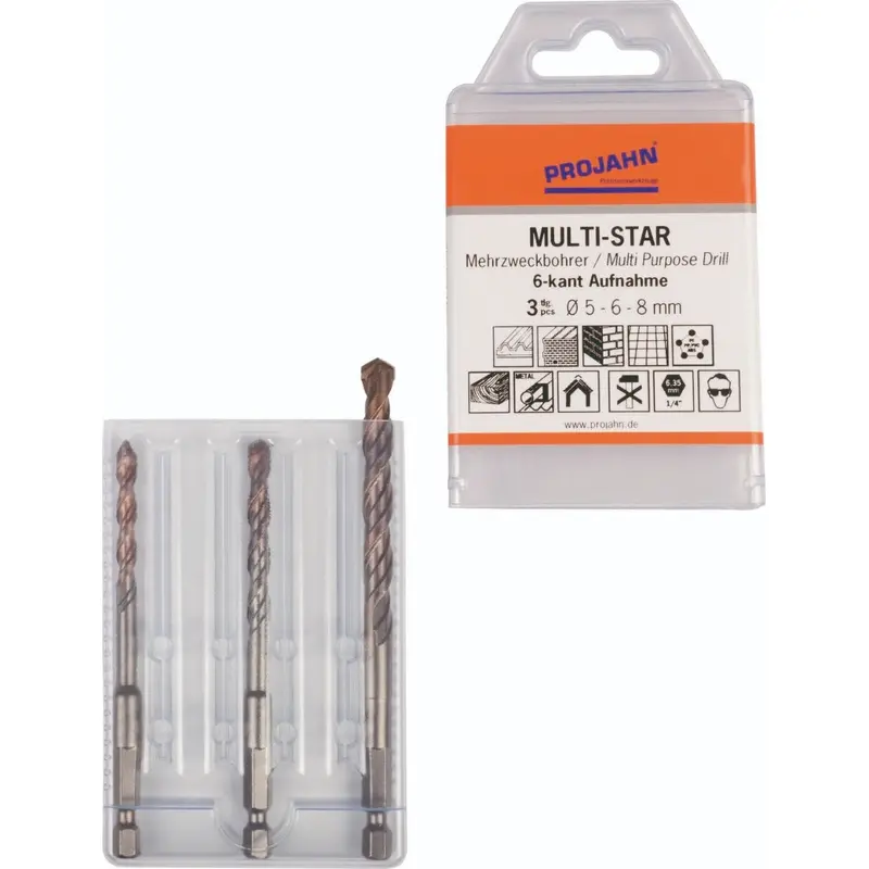 PROJAHN Multi-Star Set 3-pcs. 6kt 5, 6, 8 mm | 57004
