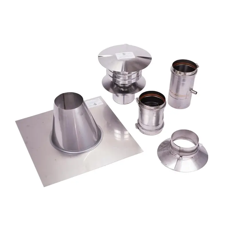 4 in. Vertical Stainless Steel Venting Kit4 / each