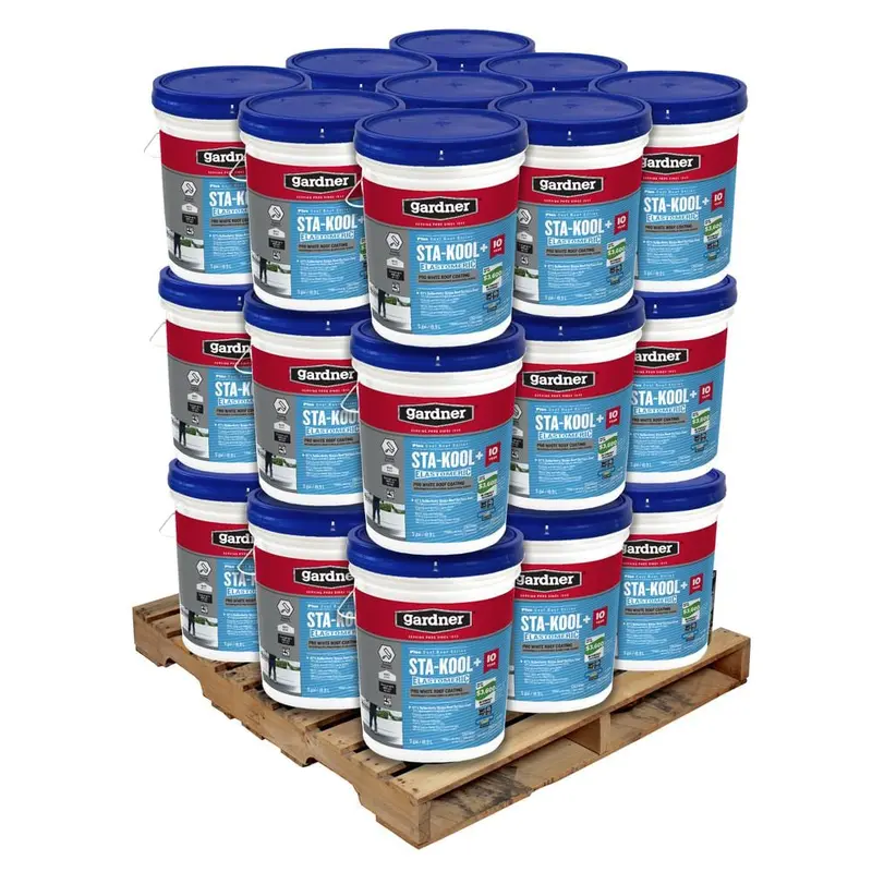 5 gal. Sta-Kool  Pro White Roof Coating (27-Pallet)1735 / pallet(unit load)