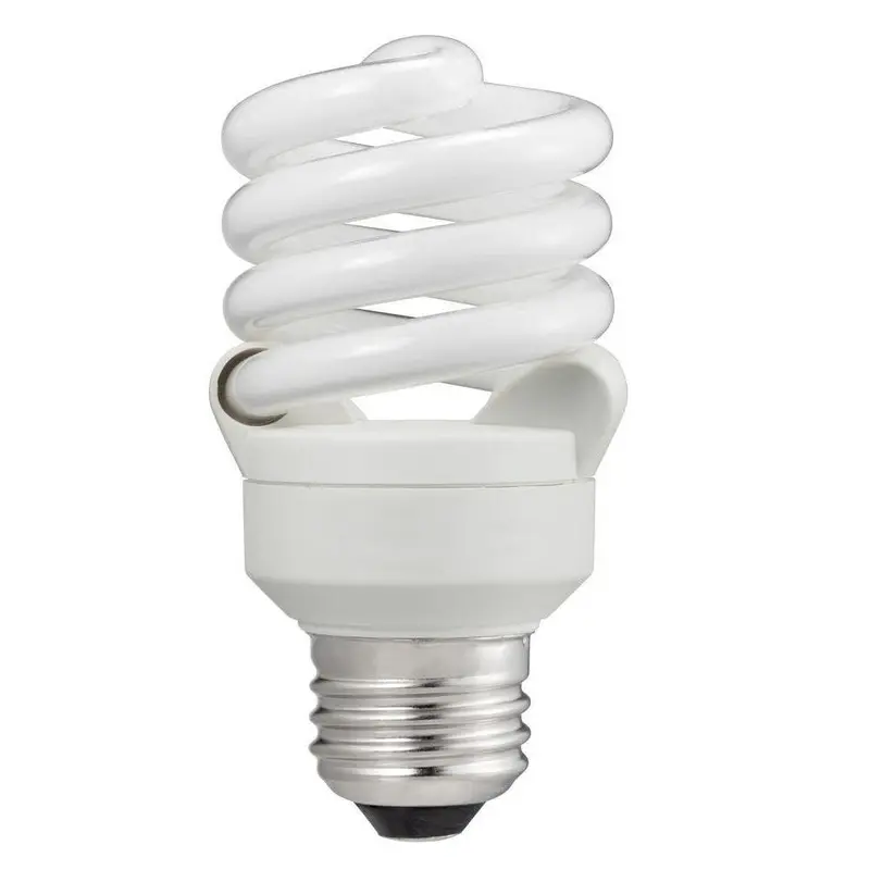 60-Watt Equivalent T2 A-Line Spiral CFL Light Bulb Cool White (4100K).18 / each