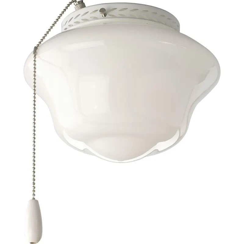 AirPro 1-Light White Ceiling Fan LightWhite