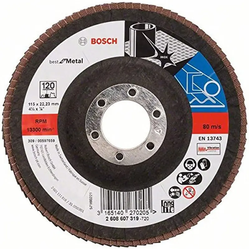 Flap Disc Best for Metal X571 115mm G120