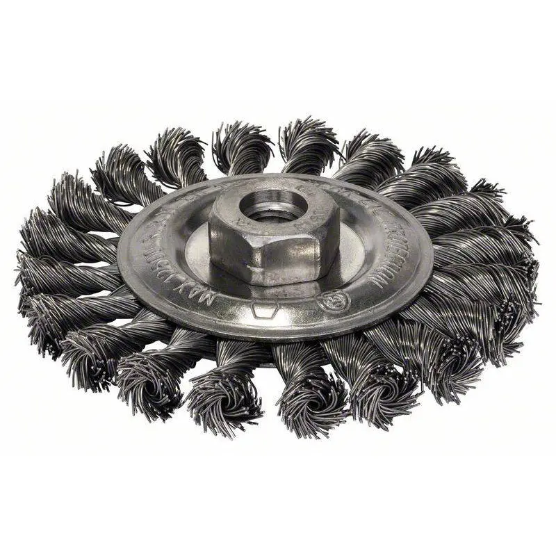 Wire Wheel 115m Knotted 0.5mm Heavy for Steel M14