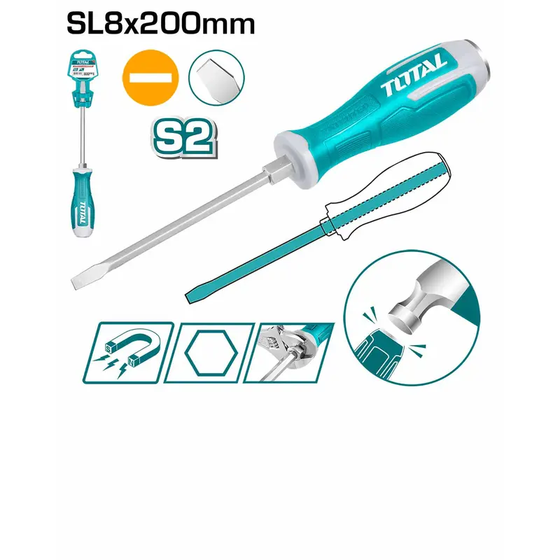 TOTAL THGS82006 Slotted Screwdriver