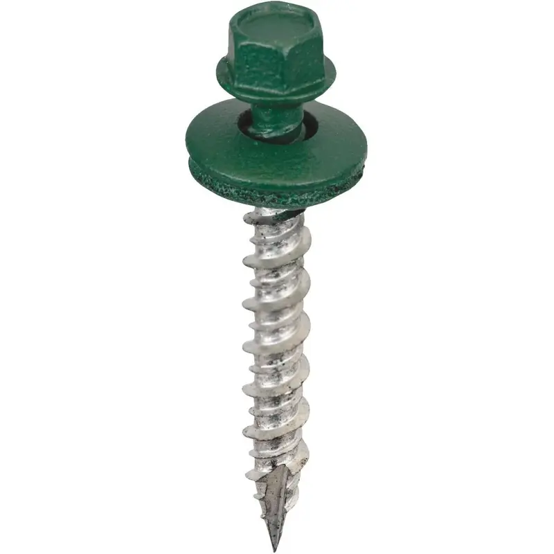 Acorn International 1-1/2 In. Washered Green Framing Screw (250 Ct.)