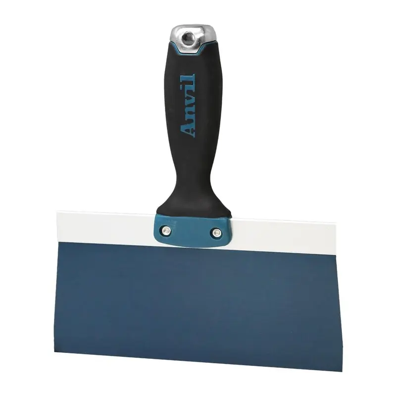 8 in. Blue Steel Taping Knife with Soft Grip Handle0.420 / each