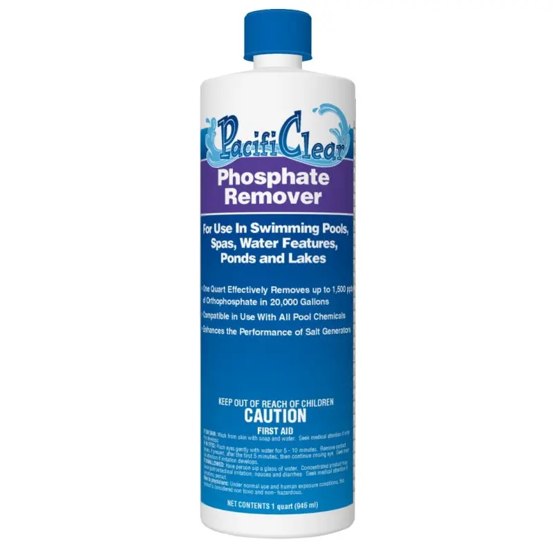 PacifiClear F059001012PC Phosphate Remover, 1 qt Bottle, Liquid