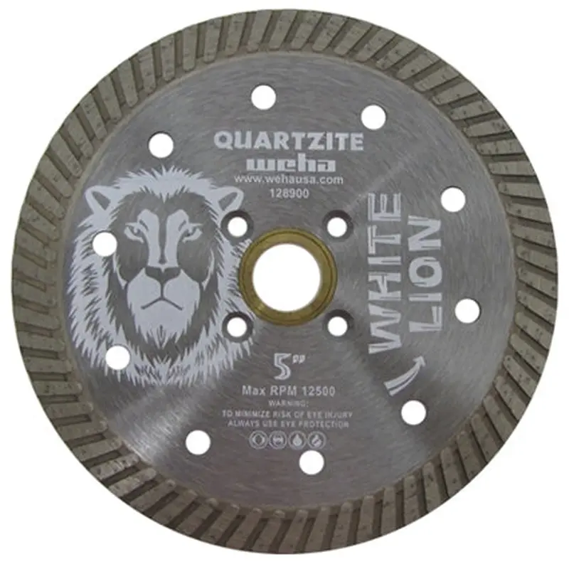 Weha White Lion Quartzite Diamond Turbo Blade5"