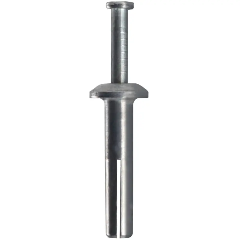 COBRA ANCHORS 386V Drive Nail-In Anchor, 1/4 in Dia, 2 in L, Die-Cast Zinc