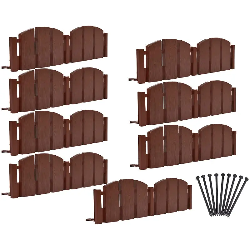 Dimex 3600BR-10-6 Landscape Edging Kit, 10 ft L, Brown