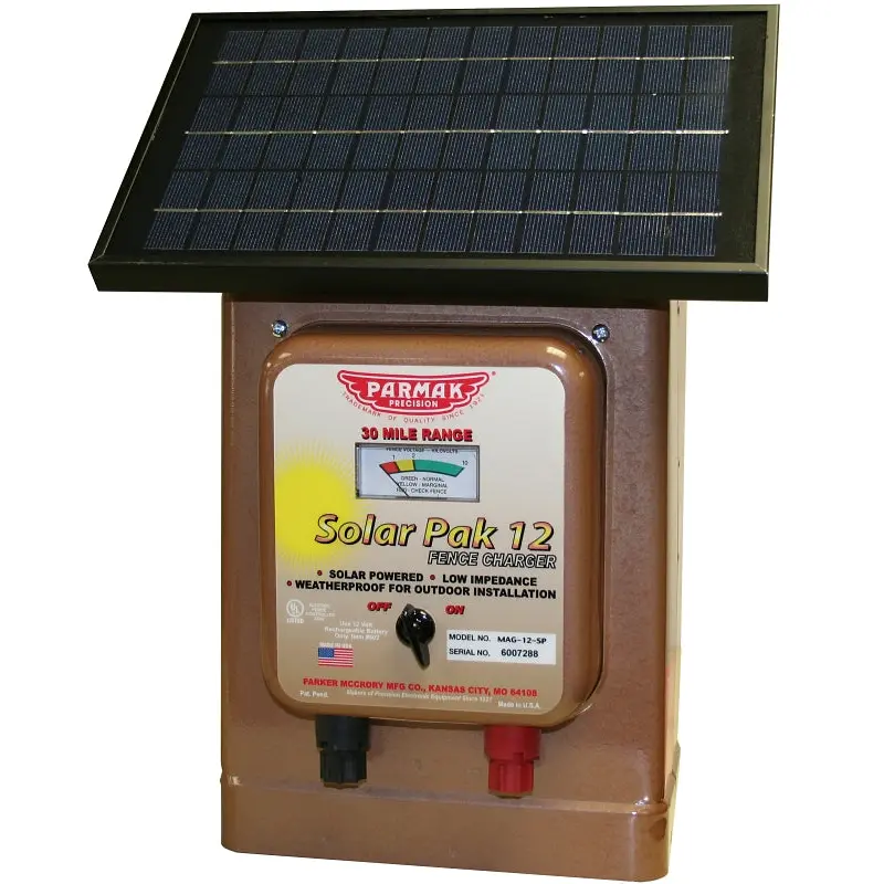Parmak MAG12-SP Fence Charger, 1.1 to 3.1 J Output Energy