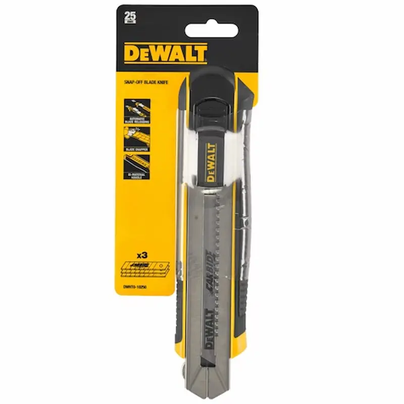 Snap-off Knife with Thumb Wheel Lock Slider - 25mm