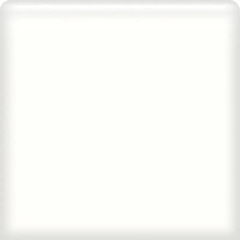 American Olean Bright White Ceramic Bullnose Tile (4-in x 4-in)Salt and Pepper Gloss
