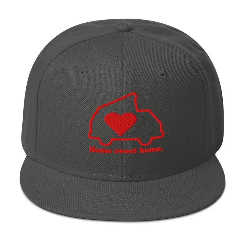 Home Sweet Home Snapback HatBlack