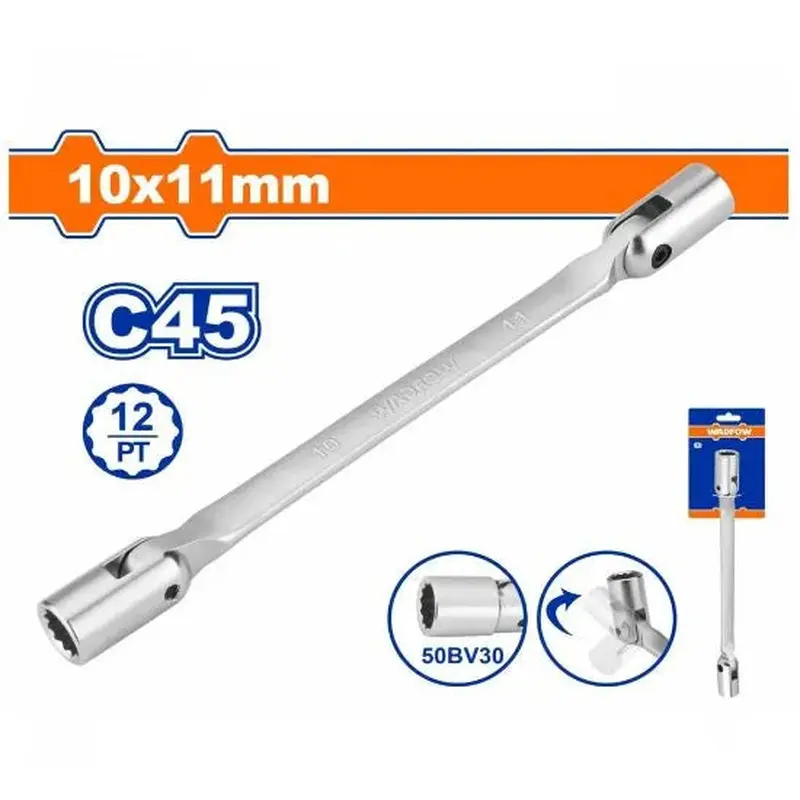 WADFOW 8-19mm Carbon Steel Flexible Wrench