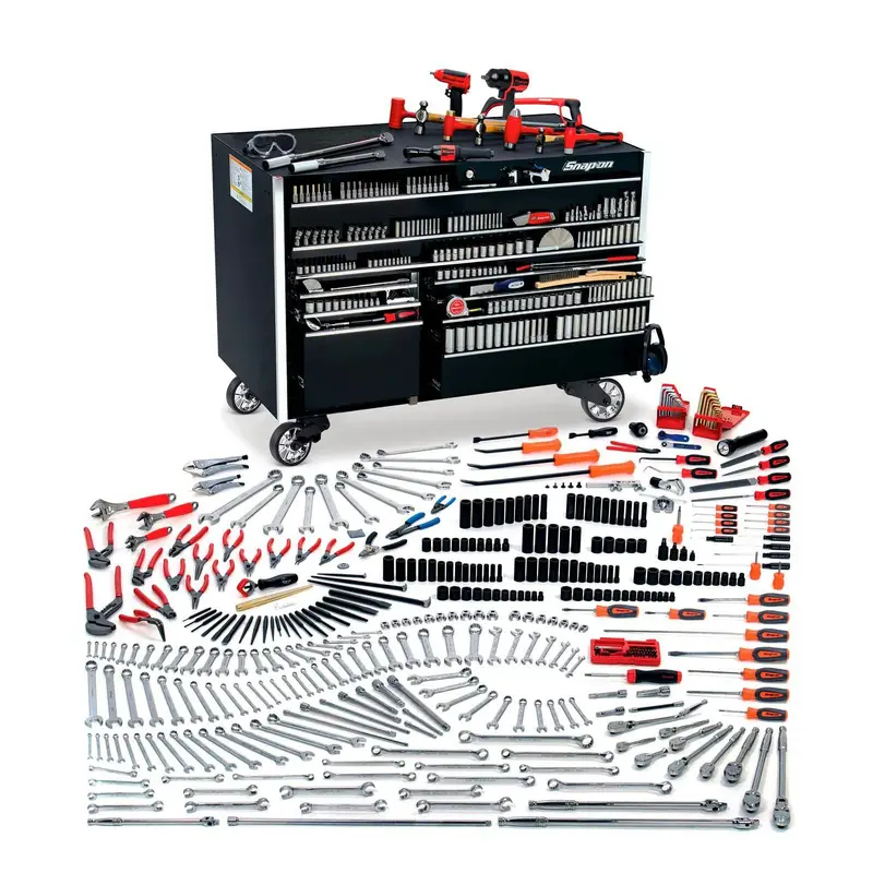 Snapon Fleet Pro Set with 54 Roll Cab with Foam (Black) | FMTKPLUSBAYBM