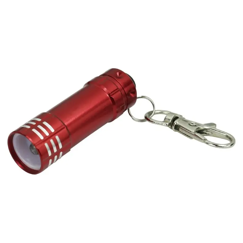 Vulcan 81-863 Key Chain, Snap Key Ring Ring, 1-3/4 in L Ring, Aluminum Case, Red