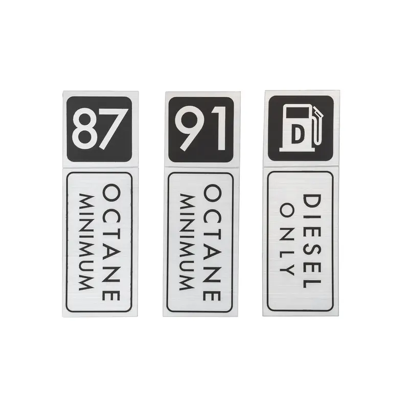 Fuel Type Decals87