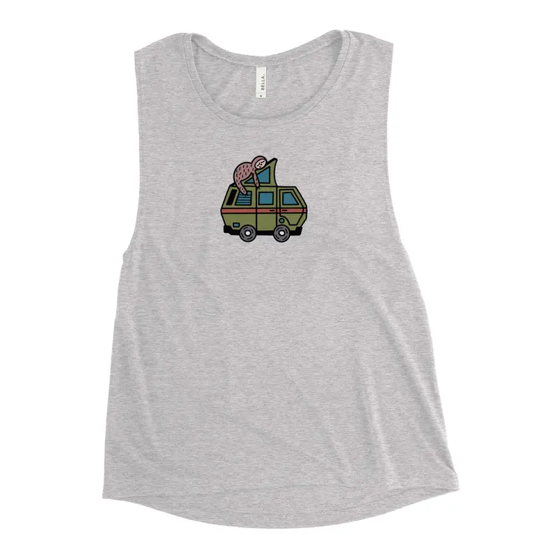 Stewie Sloth Women's Muscle Tank TopBlack (Heather) / S