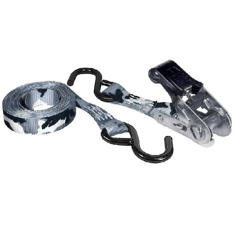 12 ft. x 1 in. x 500 lbs. Polar Camo Ratchet