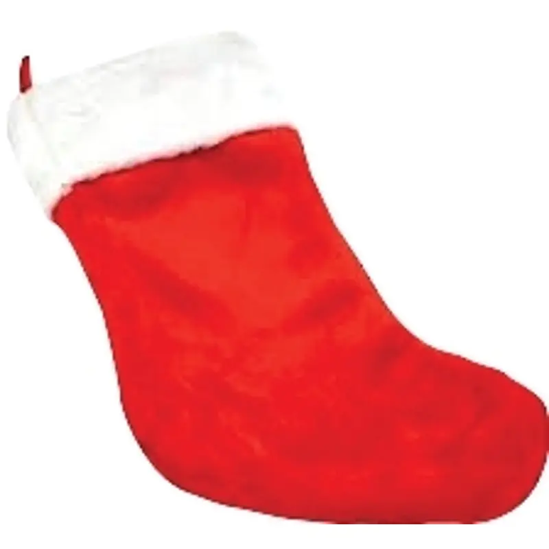 Hometown Holidays 28911 Christmas Stocking, Polyester, Red/White