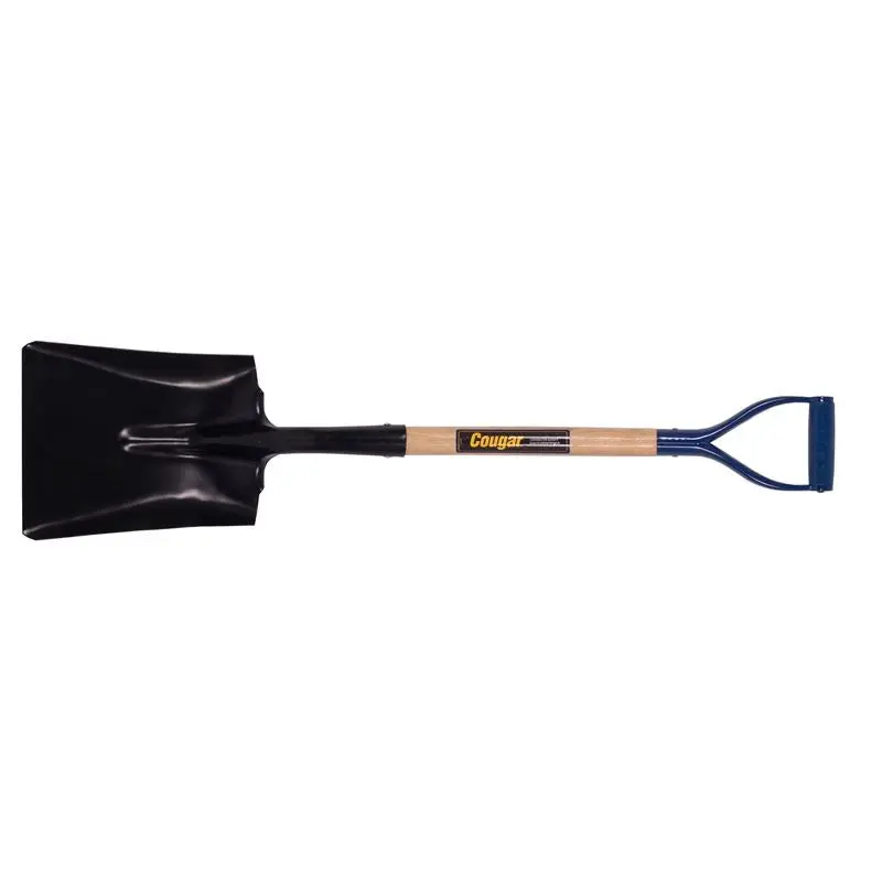 Garant CHS2D Square point shovel, wood handle, D-grip