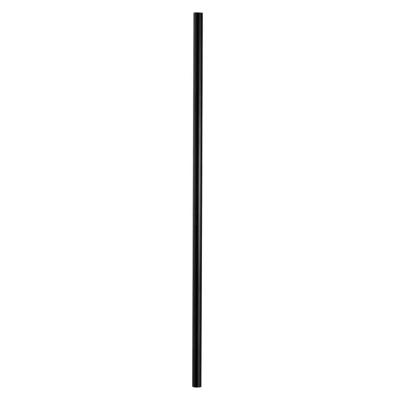 32 in. x 3/4 in. Black Pearl Matte Steel Round Baluster (10-Pack)Black / .5 / 26